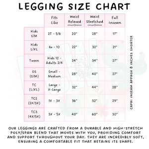 Ready To Ship - Brick Road - Full Length Sport Leggings TC2 & Square TC - Capri Leggings Sport OS & Square TC2