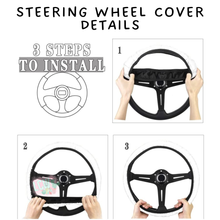Load image into Gallery viewer, Batch #554 - Car Accessories 3 - Closes 7/10 - ETA early/mid Sept - Floral Mick Steering Wheel Cover

