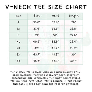 Ready to Ship Red Spark V-Neck Tee