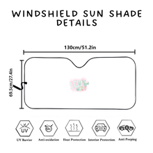 Load image into Gallery viewer, Batch #554 - Car Accessories 3 - Closes 7/10 - ETA early/mid Sept - Floral Mick Windshield Sun Shade
