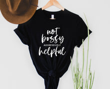 Load image into Gallery viewer, Wholesale Aggressively Helpful Graphic Tee - Black
