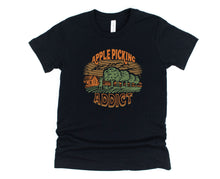 Load image into Gallery viewer, Wholesale Apple Picking Addict Graphic Tee - Black
