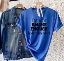 Load image into Gallery viewer, Wholesale Not Awake Enough Graphic Tee - Grey
