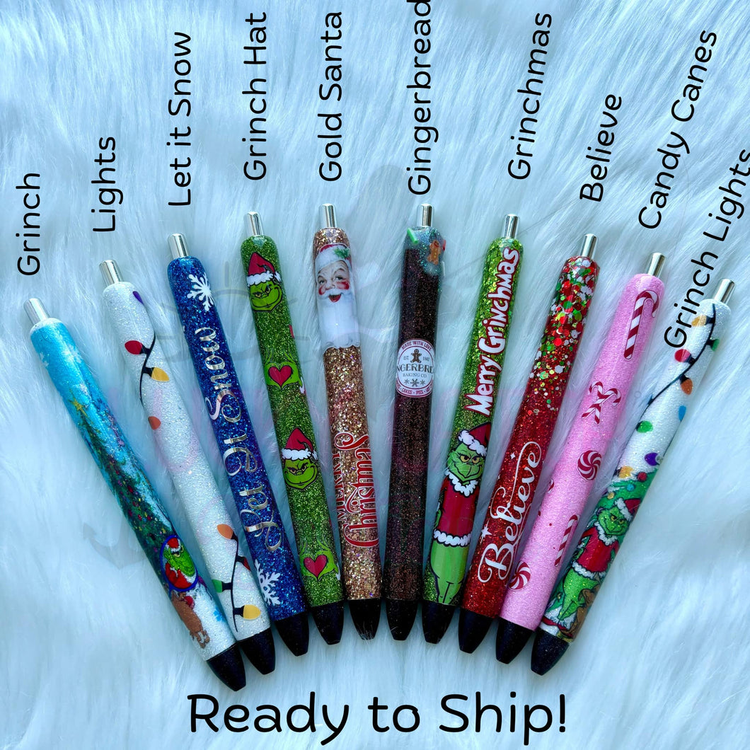 Ready To Ship - Christmas Pens