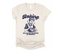 Load image into Gallery viewer, Wholesale Baking Graphic Tee - Fuschia Tee
