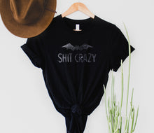 Load image into Gallery viewer, Wholesale Batshit Crazy Graphic Tee - Black

