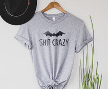 Load image into Gallery viewer, Wholesale Batshit Crazy Graphic Tee - Blue
