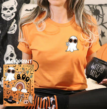 Load image into Gallery viewer, Wholesale Boho Halloween Graphic Tee - Purple
