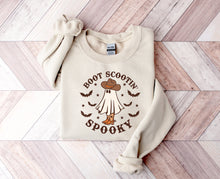 Load image into Gallery viewer, Wholesale Boot Scootin Spooky Graphic Tee - Burnt Orange
