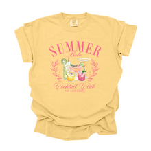 Load image into Gallery viewer, Wholesale Summer Babe Cocktail Club Graphic Tee - CC Butter Tee
