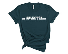 Load image into Gallery viewer, Wholesale Caffeine &amp; Anger Graphic Tee - Chestnut
