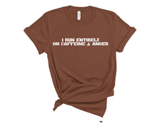 Load image into Gallery viewer, Wholesale Caffeine &amp; Anger Graphic Tee - Black
