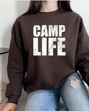 Load image into Gallery viewer, Wholesale Camp Life Distressed Graphic Tee - Aqua Tee
