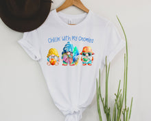 Load image into Gallery viewer, Wholesale Chillin with my Gnomies Graphic Tee - Heather Sunset Tshirt
