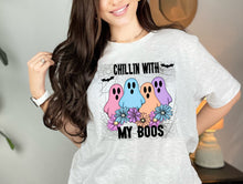 Load image into Gallery viewer, Wholesale Chillin with my Boos Graphic Tee - Ash
