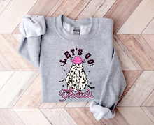 Load image into Gallery viewer, Wholesale Cowboy Lets Go Ghouls Graphic Tee - Grey Sweatshirt
