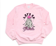Load image into Gallery viewer, Wholesale Cowboy Lets Go Ghouls Graphic Tee - Pink Sweatshirt
