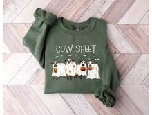 Load image into Gallery viewer, Wholesale Cow Sheet - Olive Sweatshirt
