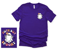 Load image into Gallery viewer, Wholesale Cute But Spooky Graphic Tee - Purple
