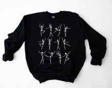 Load image into Gallery viewer, Wholesale KIDS Dancing Skeletons Graphic Tee - Black
