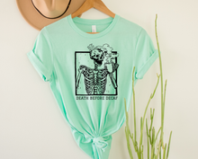 Load image into Gallery viewer, Wholesale Death Before Decaf Graphic Tee - Grey
