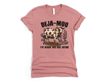Load image into Gallery viewer, Wholesale Deja Moo Graphic Tee - Tan Tee
