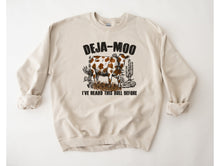Load image into Gallery viewer, Wholesale Deja Moo Graphic Tee - Sand Sweatshirt
