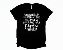 Load image into Gallery viewer, Wholesale Divorce Graphic Tee - Black

