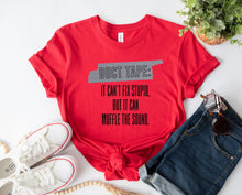 Load image into Gallery viewer, Wholesale Duct Tape Graphic Tee - Red
