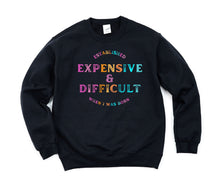 Load image into Gallery viewer, Wholesale Expensive &amp; Difficult Graphic Tee - Black tee
