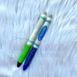 Custom Teacher Pencil, crayon or Marker Pen