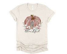 Load image into Gallery viewer, Wholesale Fall Thanksgiving Graphic Tee - Heather Sand
