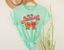 Load image into Gallery viewer, Wholesale Fall Tis the Season Graphic Tee - Heather Sand
