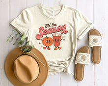 Load image into Gallery viewer, Wholesale Fall Tis the Season Graphic Tee - Heathered Grey

