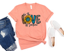 Load image into Gallery viewer, Wholesale For the Love of Sunshine Graphic Tee - Heather Sand
