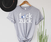Load image into Gallery viewer, Wholesale F Zuck Graphic Tee - Grey Tee
