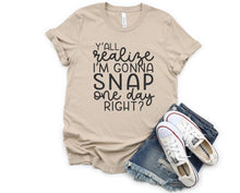 Load image into Gallery viewer, Wholesale Gonna Snap Graphic Tee - Yellow

