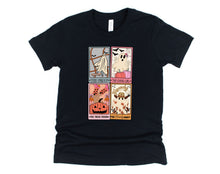 Load image into Gallery viewer, Wholesale Halloween Tarot Cards Graphic Tee - Burnt Orange
