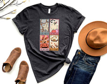 Load image into Gallery viewer, Wholesale Halloween Tarot Cards Graphic Tee - Black
