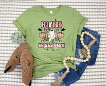 Load image into Gallery viewer, Wholesale Hippie Halloween Graphic Tee - Sand
