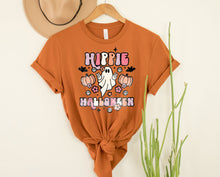 Load image into Gallery viewer, Wholesale Hippie Halloween Graphic Tee - Orange
