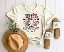 Load image into Gallery viewer, Wholesale Hippie Halloween Graphic Tee - Green
