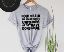 Load image into Gallery viewer, Wholesale Hold My Halo Graphic Tee - White
