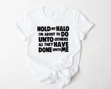 Load image into Gallery viewer, Wholesale Hold My Halo Graphic Tee - Heather Grey
