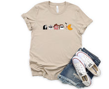 Load image into Gallery viewer, Wholesale Horror Pac Man Graphic Tee - Tan
