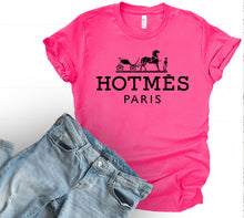 Load image into Gallery viewer, Wholesale Hotmes Paris Graphic Tee - Hot Pink Tee
