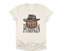 Load image into Gallery viewer, Wholesale Howdy Pumpkin Graphic Tee - Heather Sand
