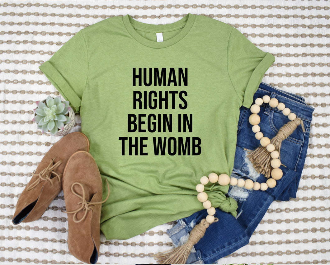 Human rights begin in the Womb