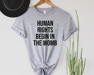 Human rights begin in the Womb