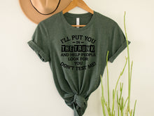 Load image into Gallery viewer, Wholesale I'll Put You in the Trunk Graphic Tee - Heathered Forest
